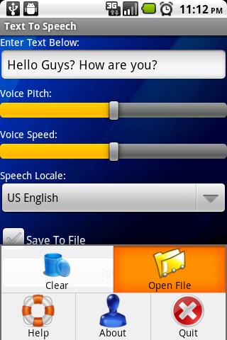 Text To Speech Android Productivity