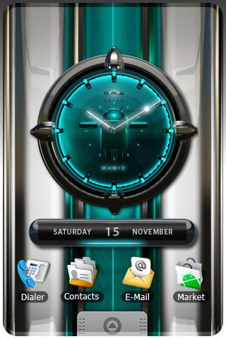 alarm clock DROID clock themes Android Themes