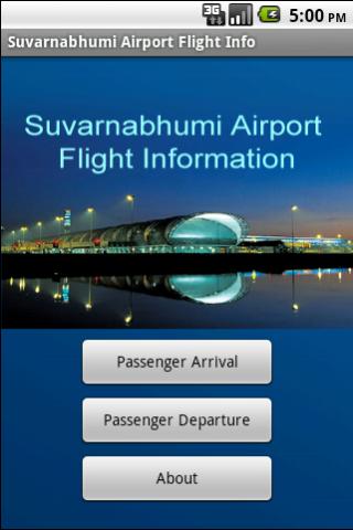 Suvarnabhumi Flight Info Android Travel