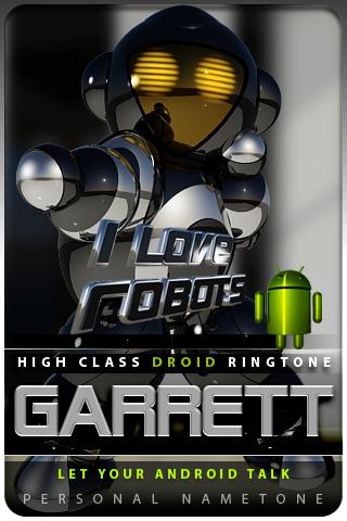 GARRETT nametone droid Android Multimedia