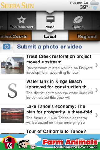 Sierra Sun Mobile Local News Android News & Weather