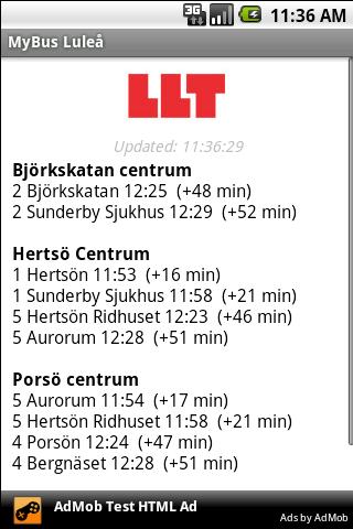 MyBus Luleå Android Travel