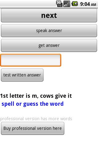 Easy Spelling English Demo Android Demo