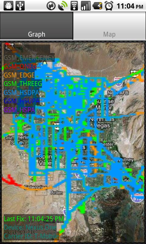 CellMapper Android Communication