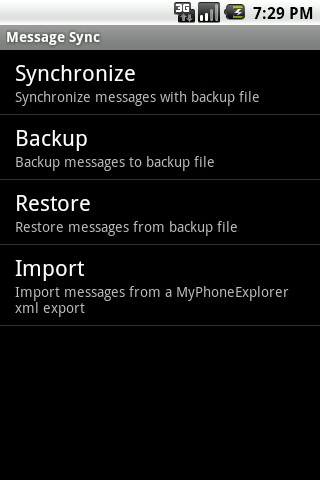 Message Sync Android Tools