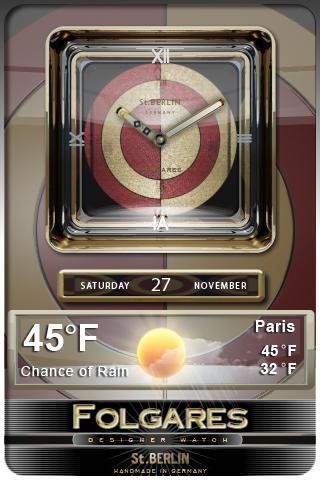 ART widget clock Android News & Weather