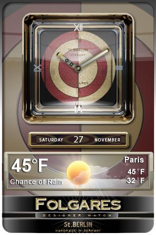 ART widget clock