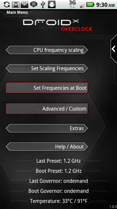 Droid X/2 Overclock Android Productivity