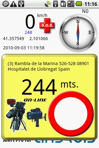 Speedcamera detector Alert Pro Android Travel & Local