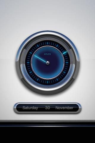 ATLOS clock widget Android Multimedia