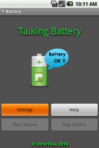 Talking Battery