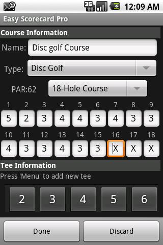 Easy Scorecard Pro Android Sports