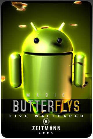DROID GREEN live wallpapers Android Entertainment