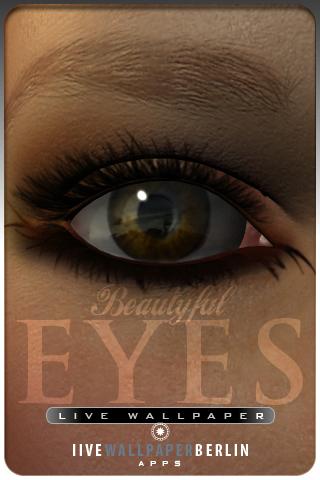 beautiful eye live wallpaper Android Lifestyle