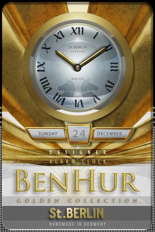 BEN HUR alarm clock