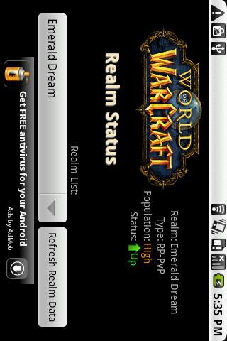 WoW Realm Status Android Tools