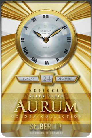 AURUM alarm clock widget Android Lifestyle