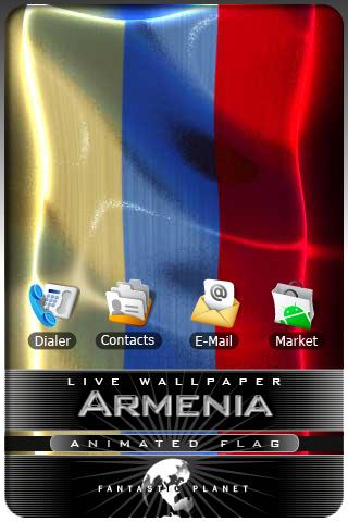 ARMENIA LIVE FLAG