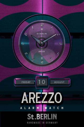 AREZZO designer alarm clock Android Entertainment