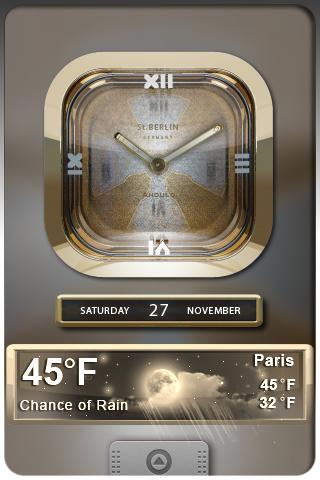 art clock widget theme Android Multimedia