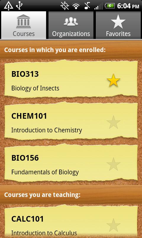 Blackboard Mobile™ Learn Android Reference