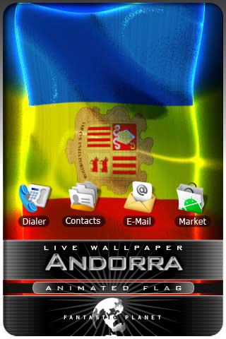 ANDORRA LIVE FLAG