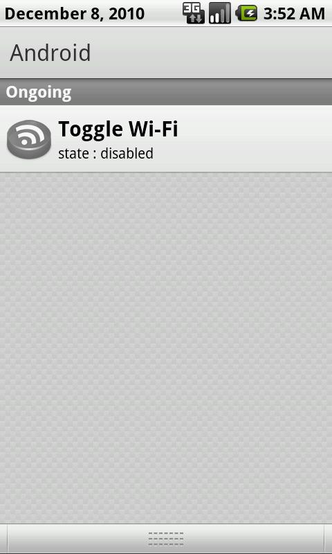 Toggle Wi-Fi