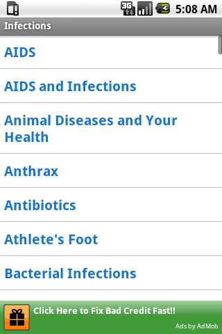 Infections Android Health