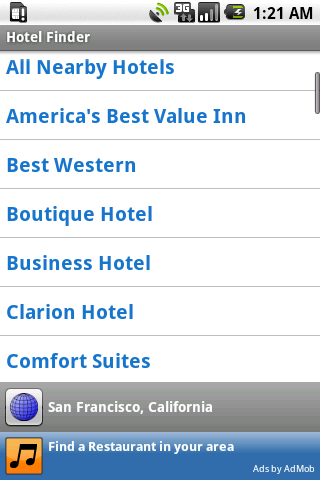 Hotel Finder