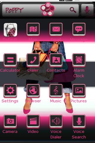 PoppyPinkCOACH Home Theme Android Themes