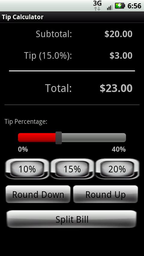 Tip Calculator PRO Android Finance