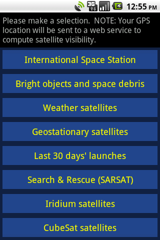 Satellite AR Android Reference