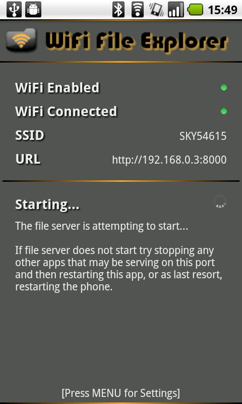 WiFi File Explorer Android Tools