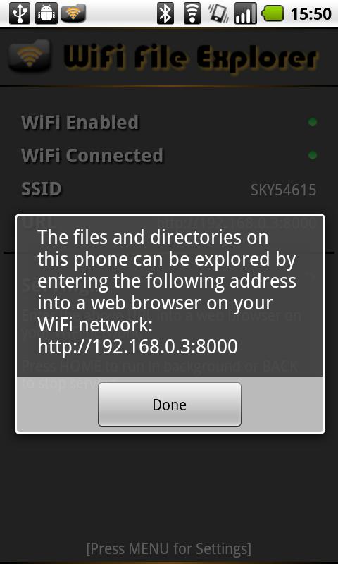 WiFi File Explorer Android Tools