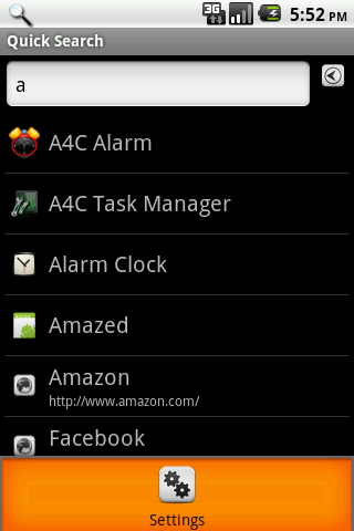 Quick Search App Android Tools