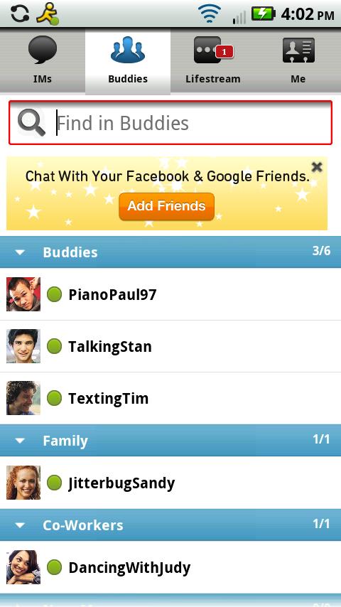 AIM Android Social