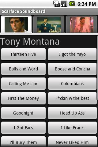 Scarface Soundboard Android Entertainment