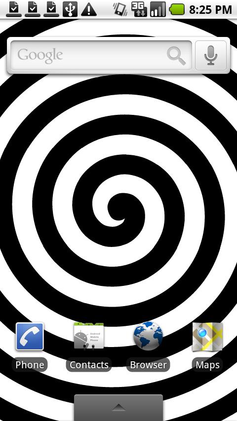 HypnoTwister Live Wallpaper Android Personalization