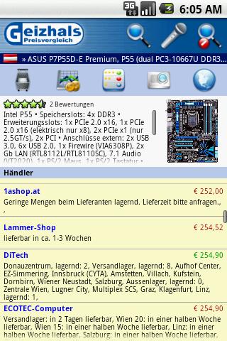 Geizhals Preisvergleich Android Shopping