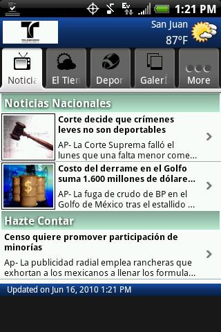 Telemundo2Puerto Rico Android News & Weather
