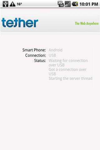 Tether for Android Android Productivity