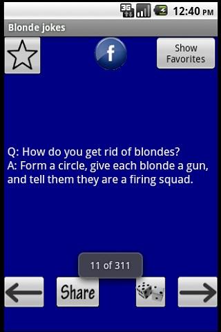 Blonde Jokes Ad-Free Android Entertainment