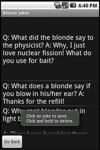 Blonde Jokes Ad-Free Android Entertainment