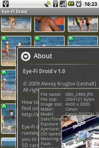 Eye-Fi Server for Android OS Android Communication