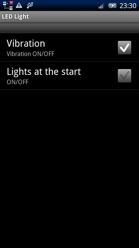 LED Light for Xperia X10 Android Tools