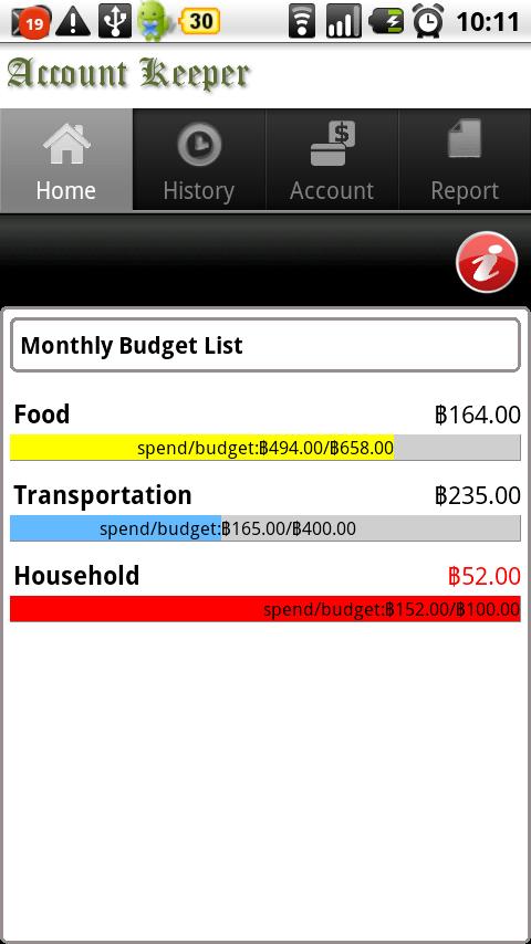 Account Keeper ( Eng / Thai ) Android Finance