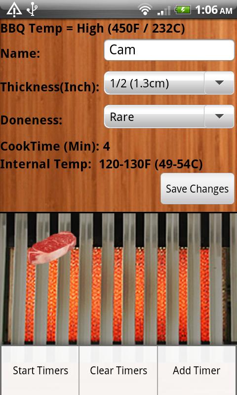 Steak Timer Plus Android Tools