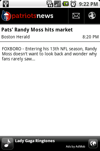 Patriots News Android Sports