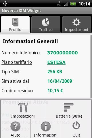 Noverca SIM Widget Android Productivity