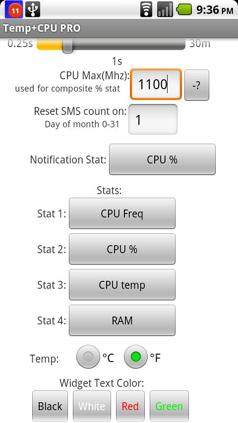 Temp+CPU PRO Android Tools